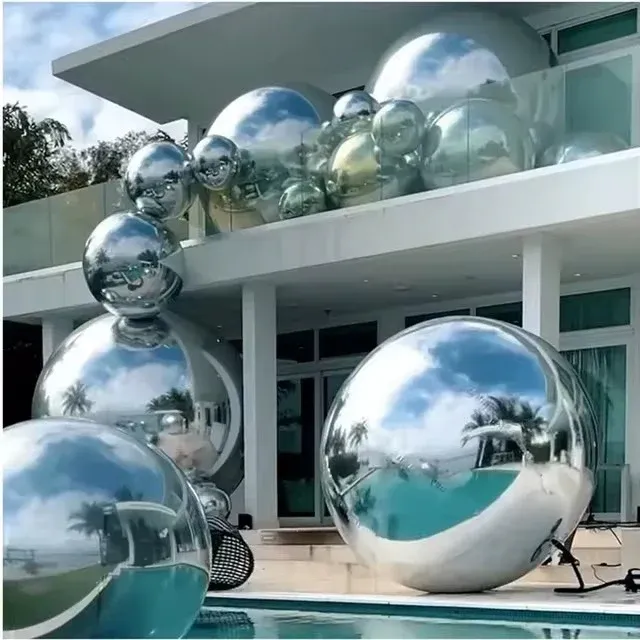 Bold mirror ball installation
