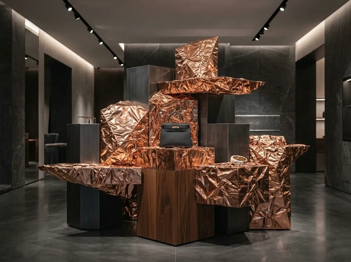 In-store visual merchandising focal point